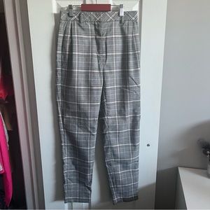 RW&Co Ankle Length Trousers | Plaid Trousers